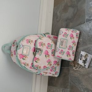 Loungefly - Star Wars Mandalorian Grogu Valentine’s backpack & zip around wallet